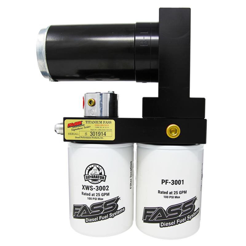 FASS Titanium Signature Series 165GPH Fuel System for Dodge/RAM 2005-2018 & 2021-2024 Cummins 5.9L and 6.7L