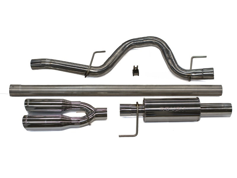 Roush 3.5L/5.0L/6.2L Enhanced Cat-Back Exhaust for 2011-2014 Ford F-150 421248