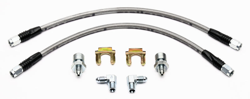 Wilwood Flexline Kit 64-72 Most GM w/ DLS Forged Dynalite or SL6 Front Caliper - #220-7056