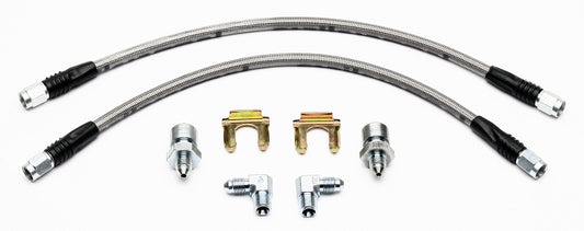 Wilwood Flexline Kit 64-72 Most GM w/ DLS Forged Dynalite or SL6 Front Caliper - #220-7056