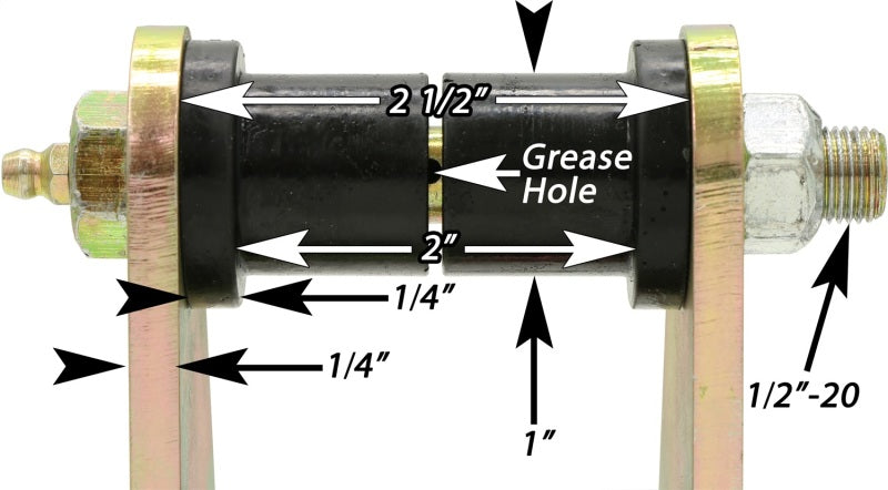 RockJock CJ Front Shackles