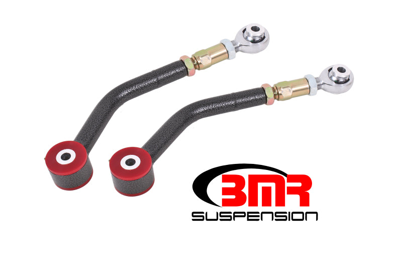 BMR 08-23 Challenger Upper Control Arms On-Car Adj. Rod Ends (Polyurethane) - Black Hammertone