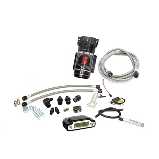 Snow Performance SNO-310-BRD-T Stage 3 Boost Cooler EFI 2D MAP Prog Water Injection Kit (SS Brded Line/4AN) w/o Tank