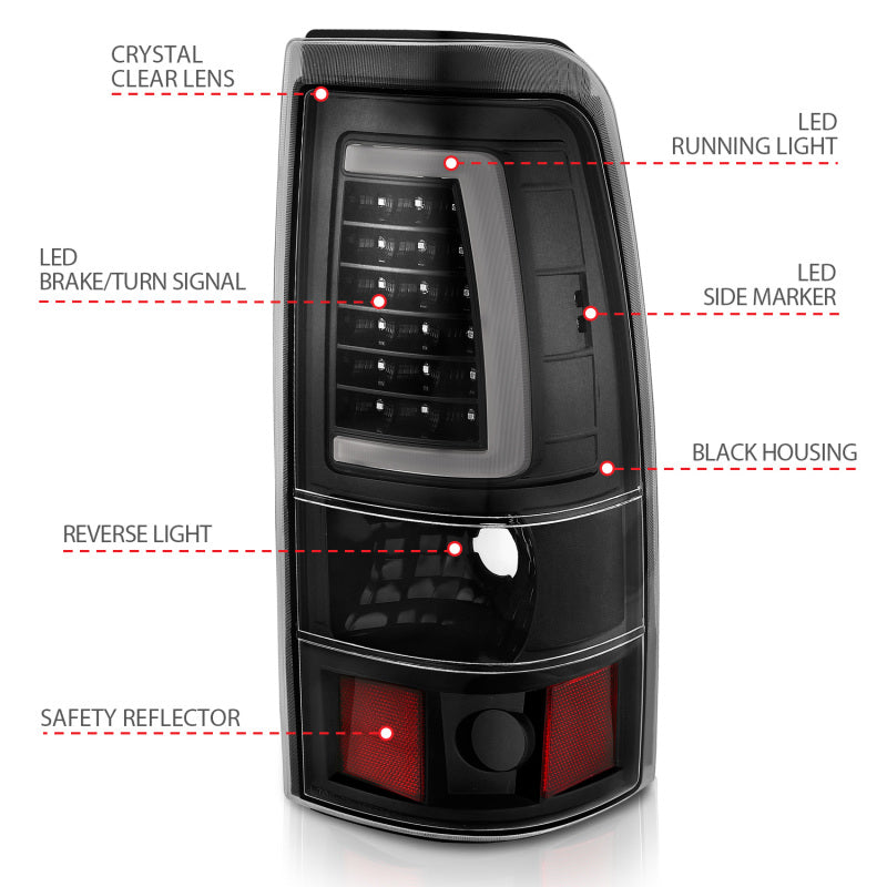ANZO 1999-2006 GMC Sierra 1500 LED Taillights