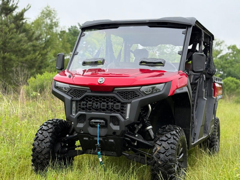 Seizmik 25+ CFMOTO U10/10 XL Pro Toolless Windshield - Hardcoated 50-553331KIT
