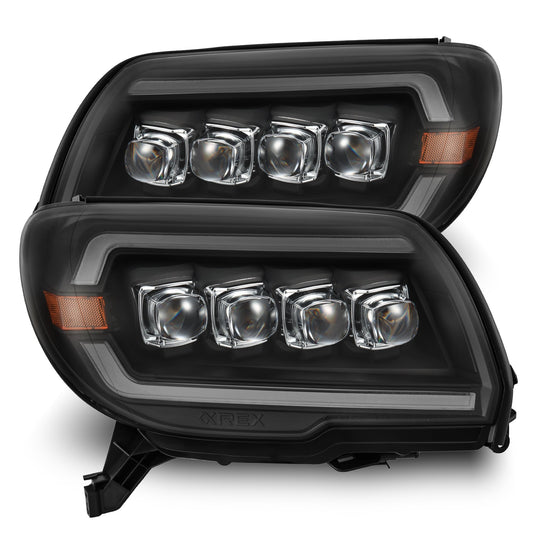 AlphaRex 880371 03-09 Toyota 4Runner NOVA LED Projector Headlights Black w/Activation Light/Sequential Signal/Switchback DRL