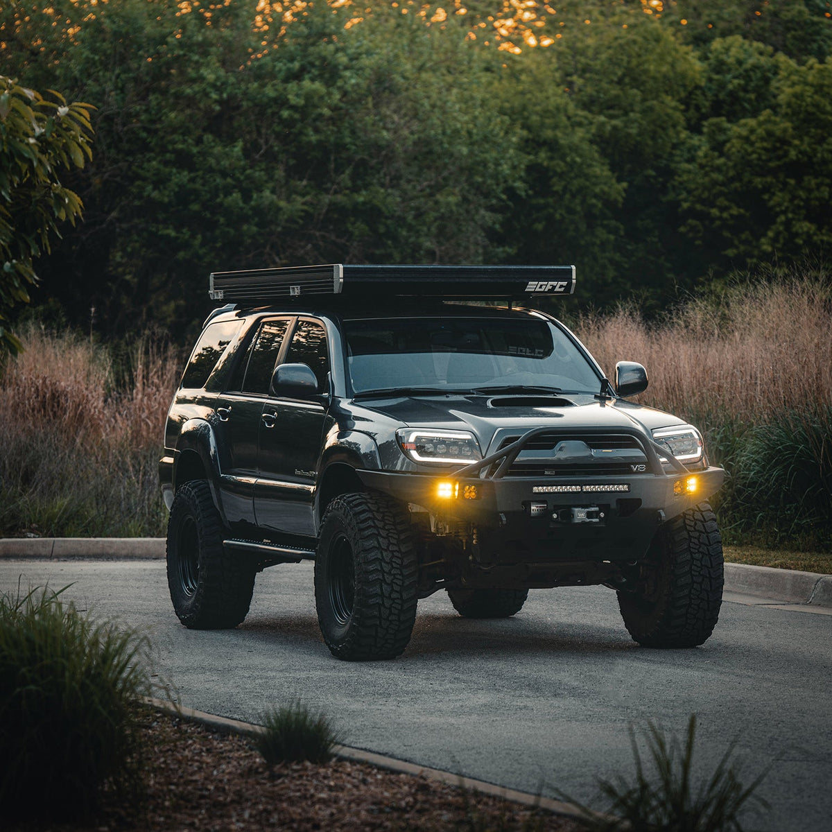 AlphaRex 880369 2003-2009 Toyota 4Runner NOVA-Series Projector Headlights Alpha-Black