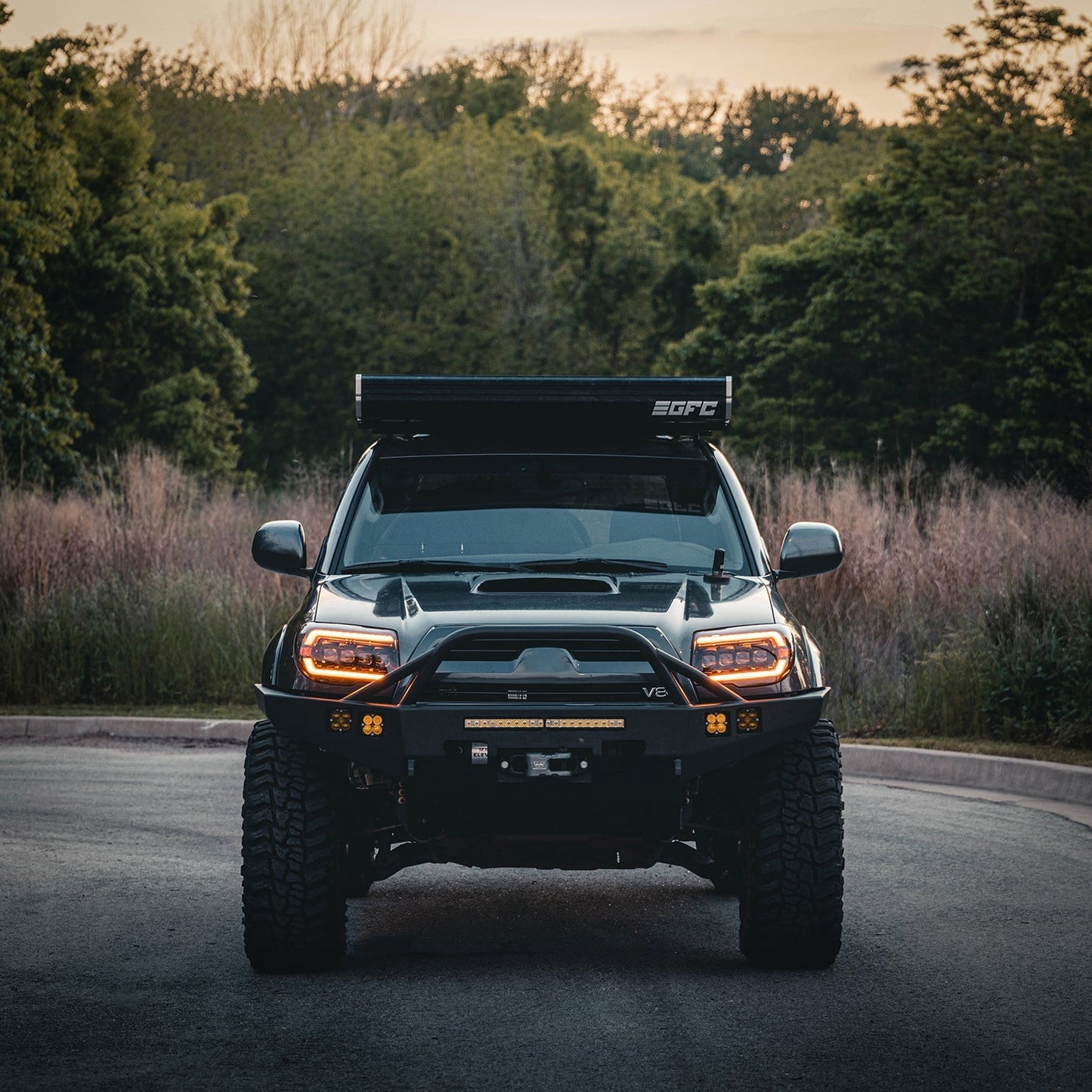AlphaRex 880371 03-09 Toyota 4Runner NOVA LED Projector Headlights Black w/Activation Light/Sequential Signal/Switchback DRL
