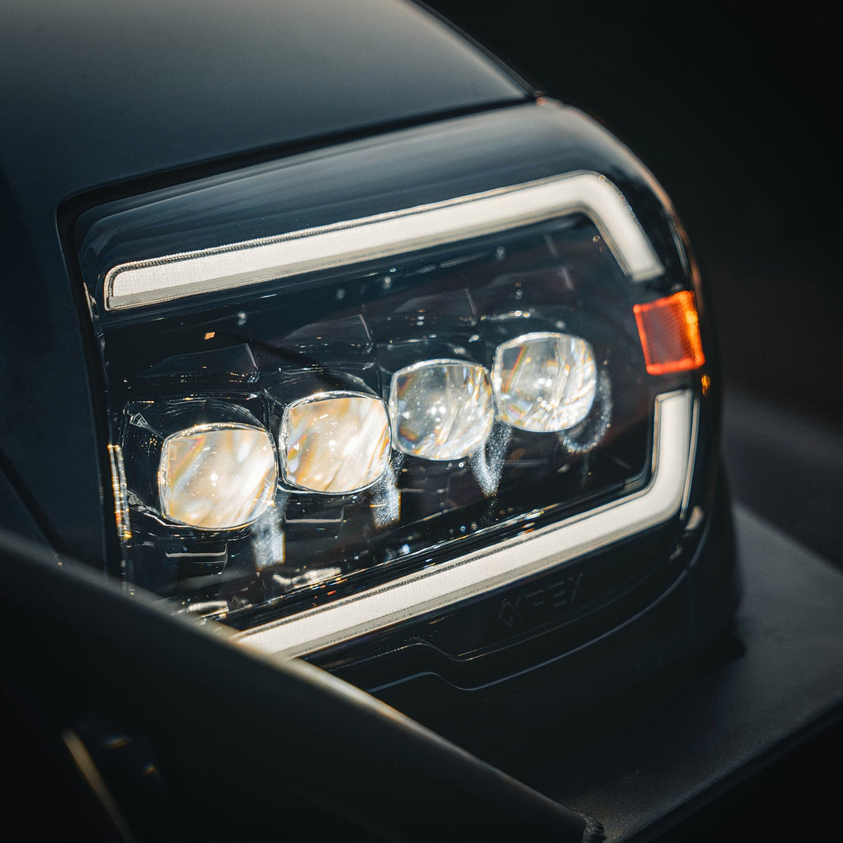 AlphaRex 880369 2003-2009 Toyota 4Runner NOVA-Series Projector Headlights Alpha-Black