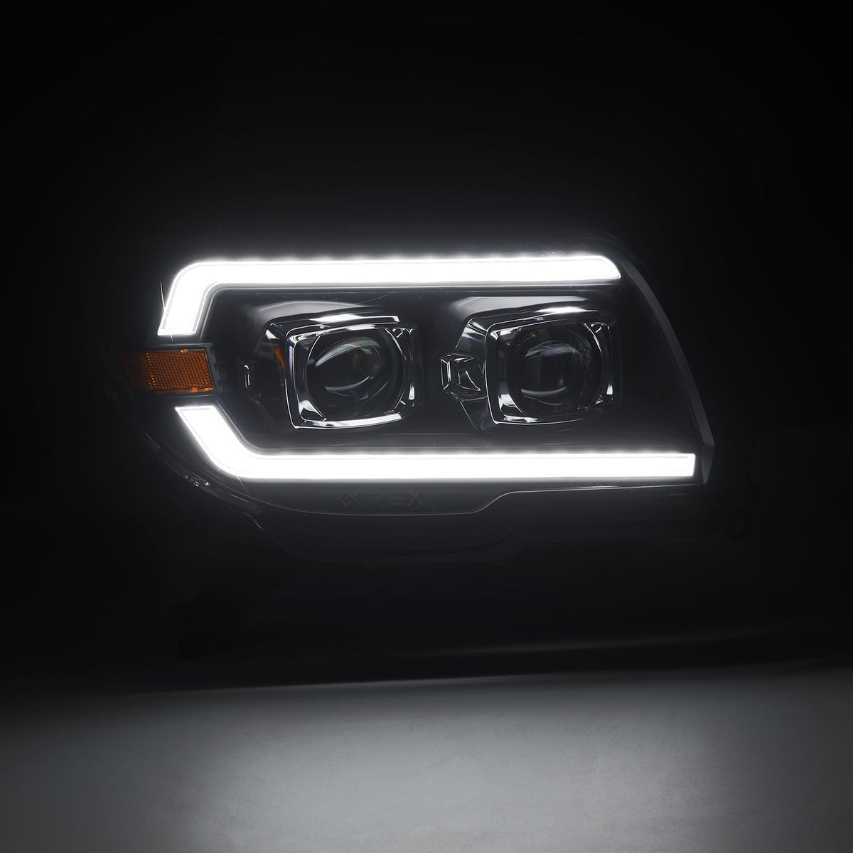 AlphaRex 880375 03-09 Toyota 4Runner PRO-Series Projector Headlights Black w/Activation Light/Sequential Signal/DRL