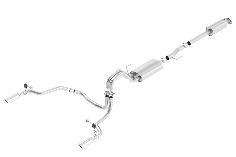 Borla 140614 15-16 Ford F-150 2.7L/3.5L V6 / 5.0L V8 Ext. Cab Std. Bed CB Exh Touring Single Split Rear Ext - #140614