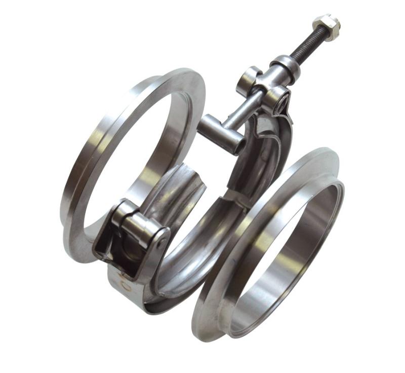 Vibrant Stainless Steel V-Band Flange for 4in O.D. Tubing - Male