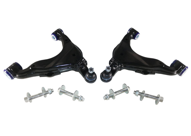 SuperPro Front Lower Control Arm, Ball Joint and Camber Pin Kit