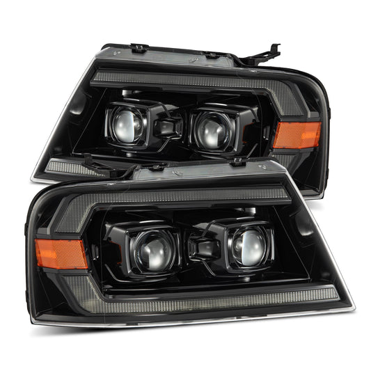 AlphaRex 880133 2004-2008 Ford F150 Alpha-Black LUXX Series Projector headlights
