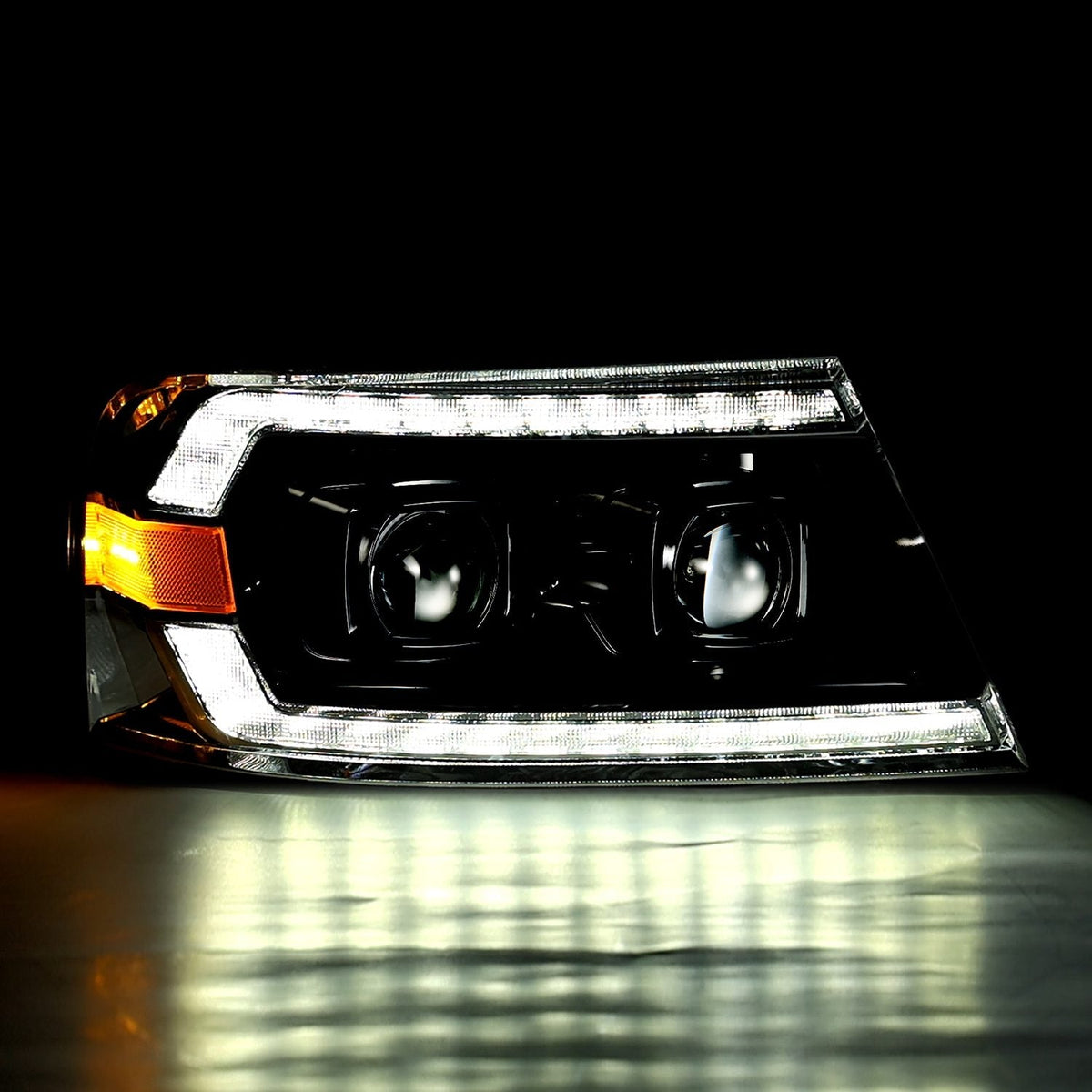 AlphaRex 880133 2004-2008 Ford F150 Alpha-Black LUXX Series Projector headlights