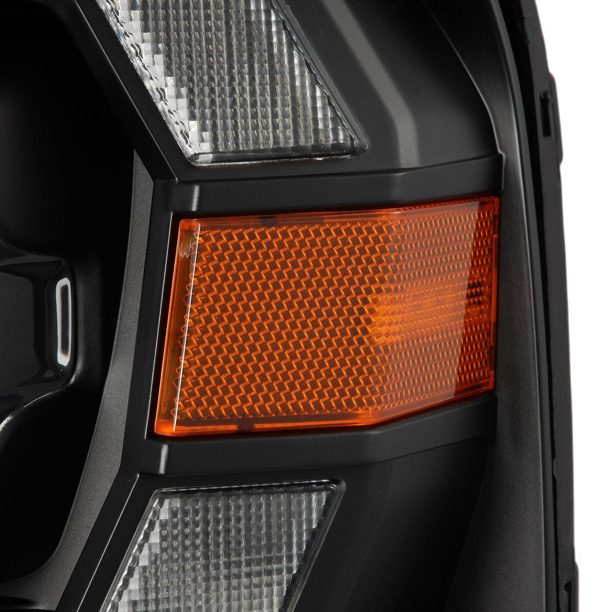 AlphaRex 880131 04-08 Ford F-150 (No 2004 Heritage) LUXX-Series LED Projector Headlights Alpha-Black with Activation Light / Sequential Signal