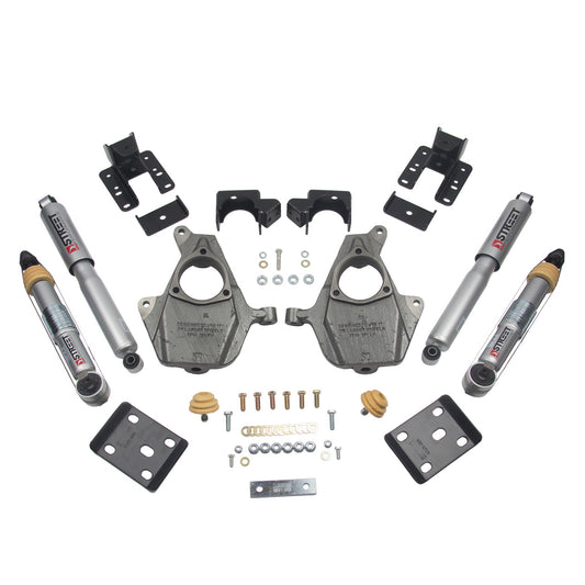 Belltech Lowering Kit 16.5-17 for Chevrolet Silverado All Cab 2WD 3-4F/5-6R