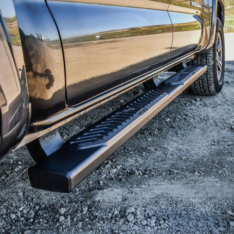 Westin 28-51135 R5 Nerf Step Bars for 2005-2023 Toyota Tacoma Double Cab Black