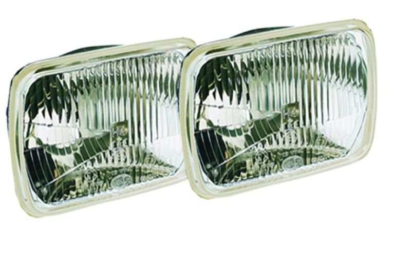 HELLA 003427811 Vision Plus 190x132mm H4 12V Headlamp Pair Motorcycle Only in US