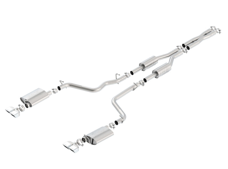 Borla 140708 09-14 Dodge Challenger R/T 5.7L RWD 2Dr. 2.5in. ATAK CB Exhaust - Dual Split Rear Exit - #140708