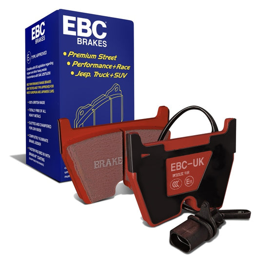 EBC 2006-2009 Audi RS4 4.2 (Cast Iron Rotors) Redstuff Front Brake Pads DP31513C