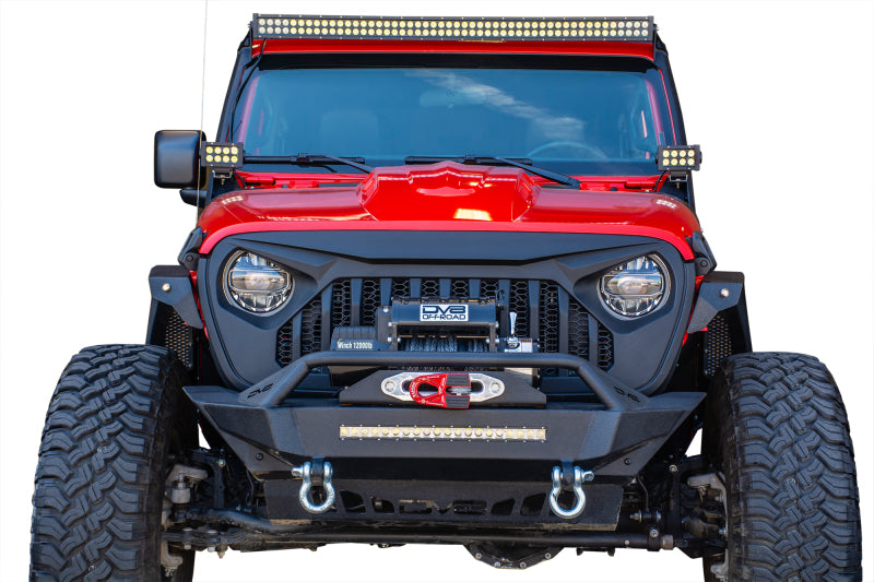 DV8 Offroad 2018+ Jeep JL/ Gladiator Angry Grill - #GRJL-01