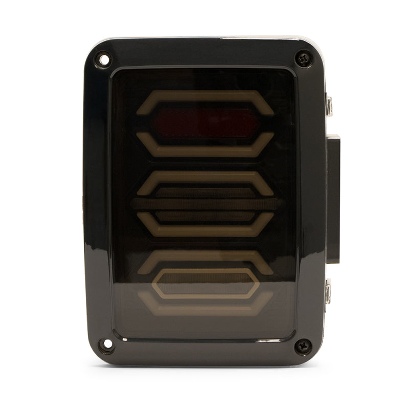 DV8 Offroad 07-18 Jeep Wrangler JK Octagon LED Tail Light - #TLJK-02