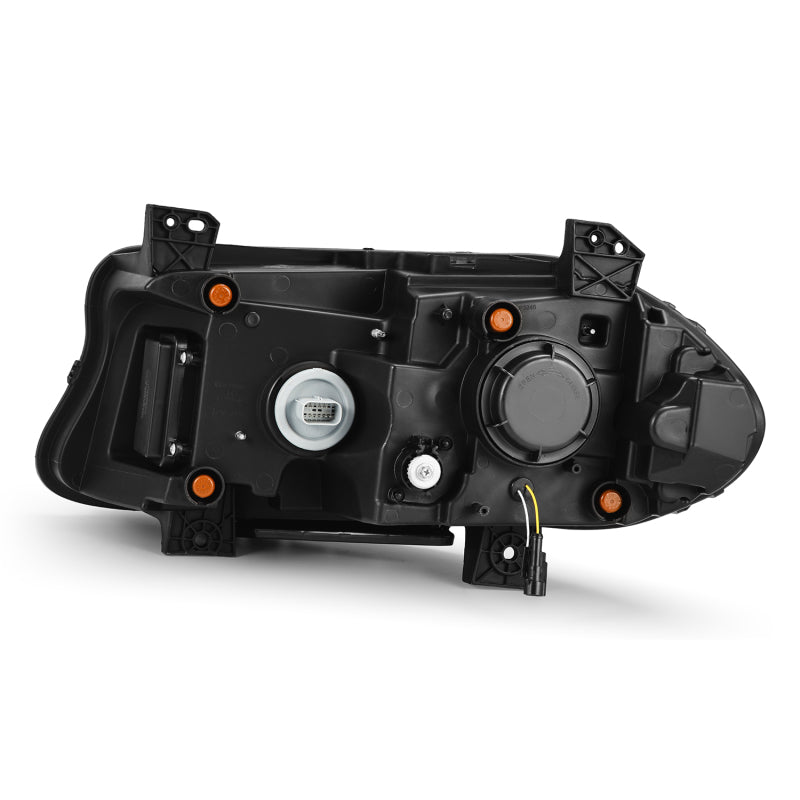 AlphaRex 880599 15-23 Dodge Charger LUXX-Series LED Projector Headlights Black w/Activtn Light & Sequential.Signal / Switchback DRL