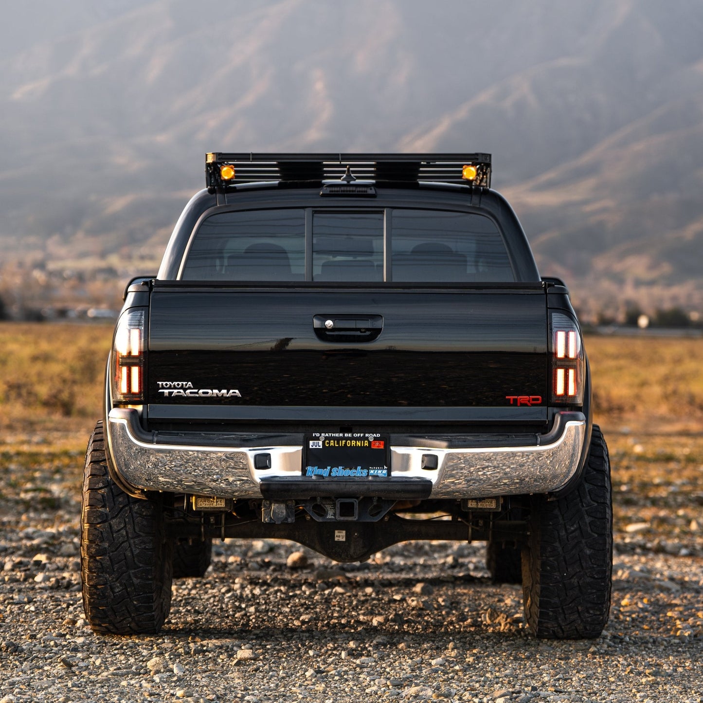 AlphaRex 680062 05-15 Toyota Tacoma NOVA Prismatic LED Tail Lights - Alpha-Black