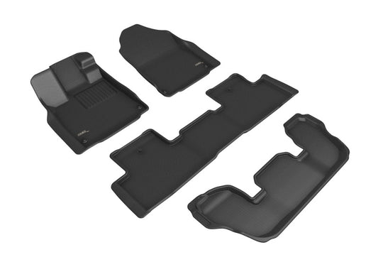 3D MAXpider Kagu Front, Rear & 3rd Row Floor Mats for 2022-2024 Acura MDX