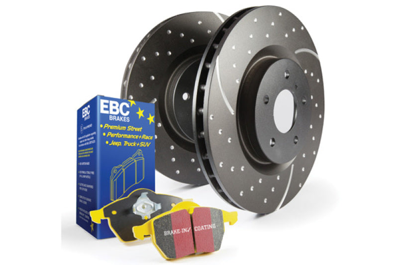 EBC S5 Front Brake Kit Yellowstuff Pads GD Sport Rotors S5KF1813