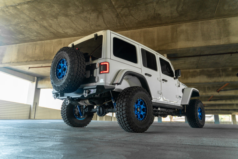DV8 Offroad 2018 Jeep Wrangler JL MTO Series Rear Bumper w/ Optional Tire Carrier - #RBJL-13