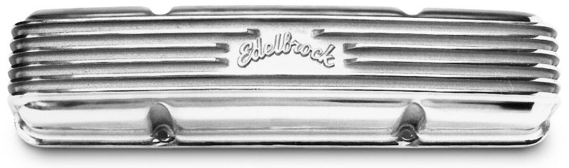 Edelbrock 4145 Valve Cover Classic Series Chevrolet 1959-1986 262-400 CI V8 Polished