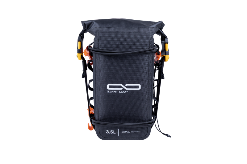 Giant Loop FDBG25-B Fender Bag Number Plate Bag 3.5L Black Motorcycle