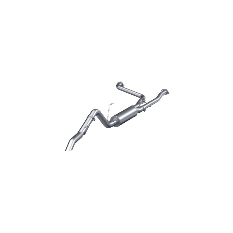 MBRP Frontier 3.8L 3in Tip 3in Cat Back Exit Street Profile - T304