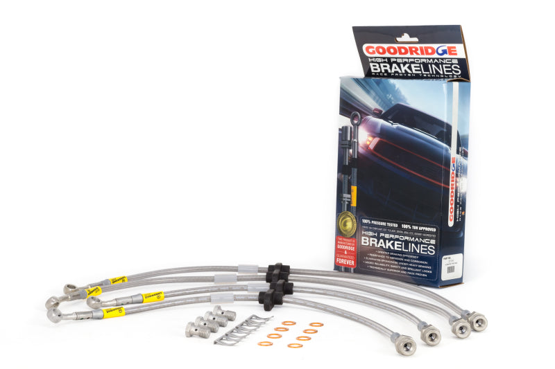 Goodridge 02-06 Acura RSX Type S Stainless Steel Brake Line Kit 20104