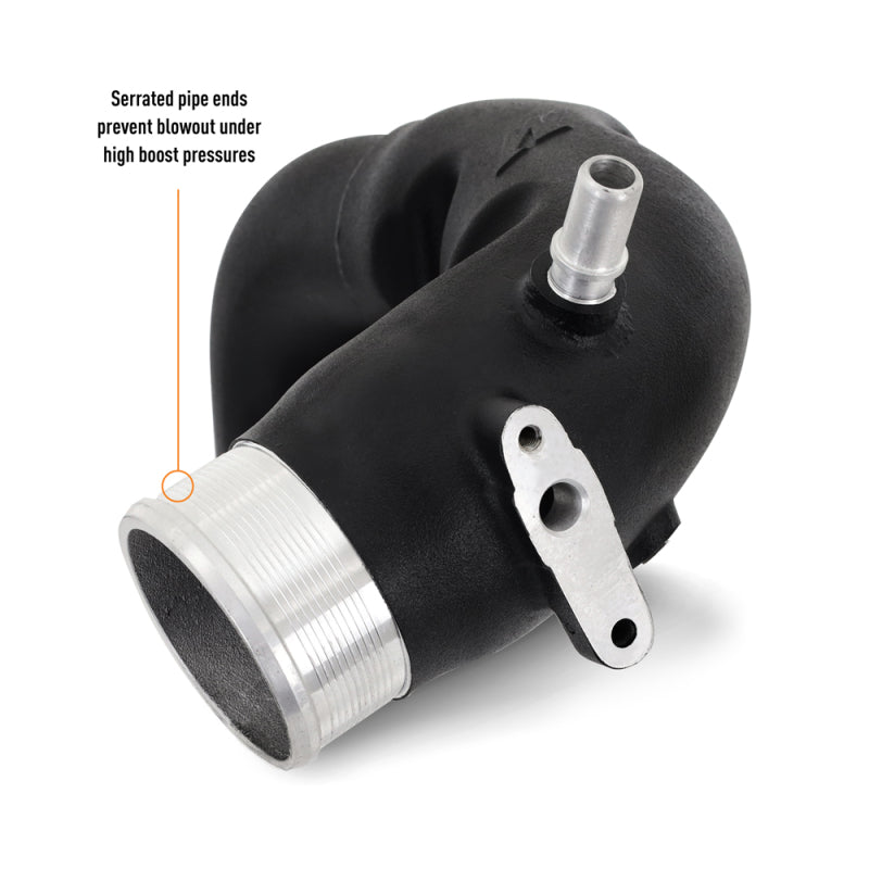 Mishimoto 21+ Bronco 2.7L Intercooler Pipe Kit Micro Wrinkle Black - #MMICP-BR27-21MWBK