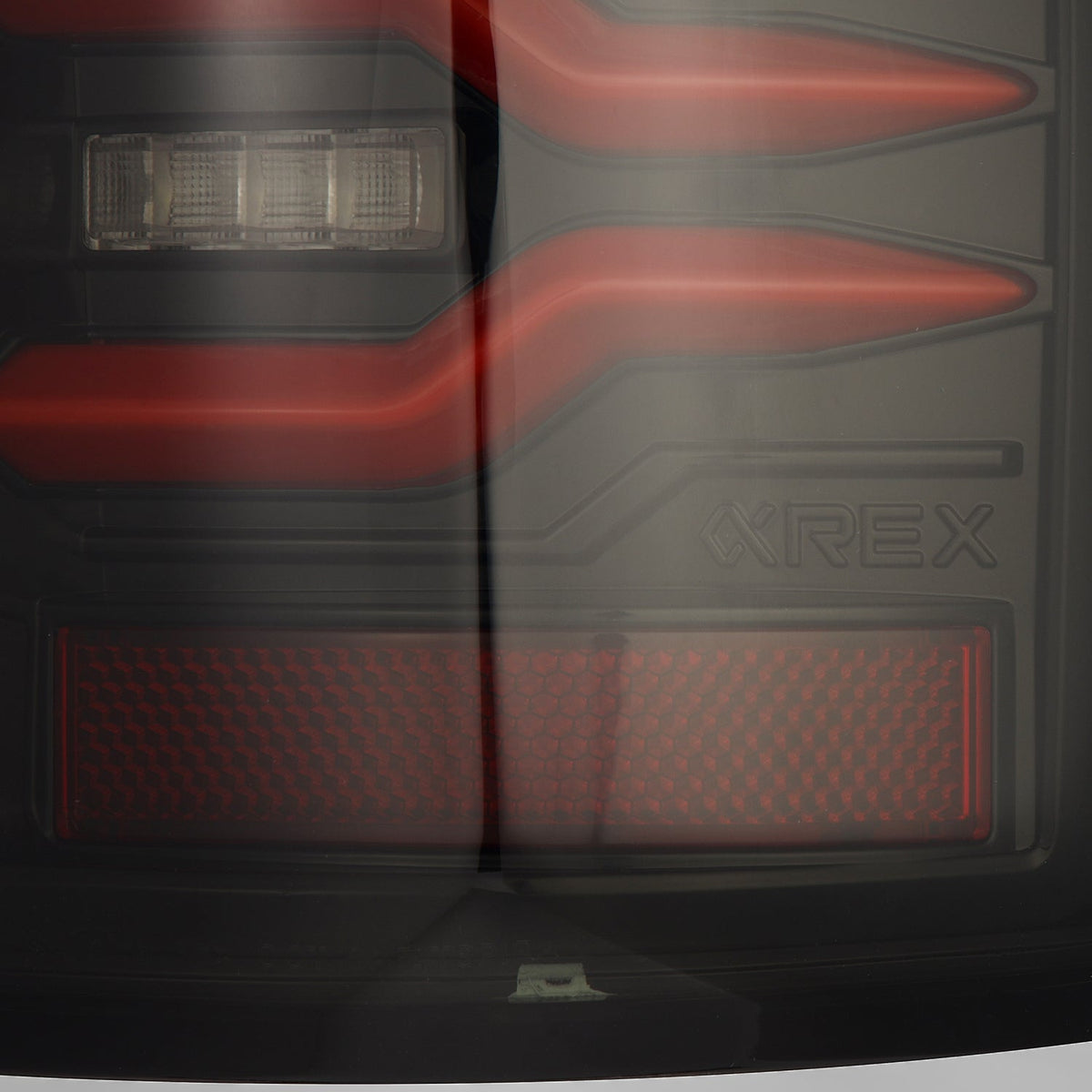 AlphaRex 641060 07-08 Dodge Ram1500/07-09 Dodge Ram 2500+3500 Luxx-Series LED Tail Lights(Pair) Black/Red