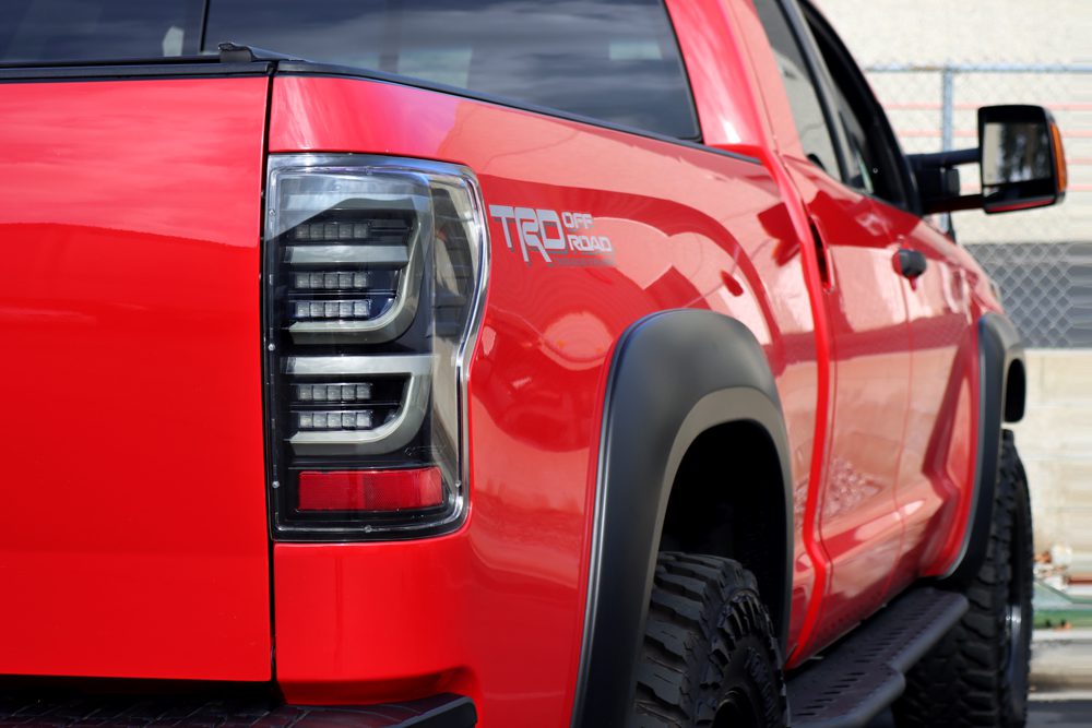 AlphaRex 670030 07-13 Toyota Tundra LUXX-Series LED Tail Lights Black