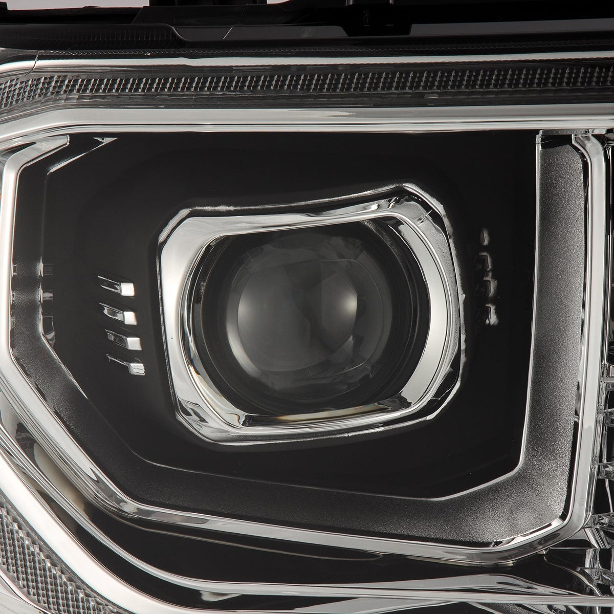 AlphaRex 880827 07-13 Toyota Tundra / 08-17 Sequoia PRO-Series Projector Headlights Chrome with Sequential Signal + DR
