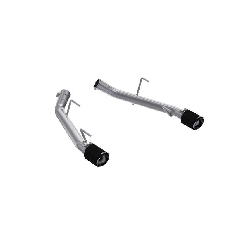 MBRP 05-10 Ford Mustang GT 4.6L T304 2.5in Dual Axle-Back w/ CF Tips