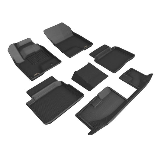 3D MAXpider Kagu Floor Mats for 2022-2025 Mitsubishi Outlander PHEV