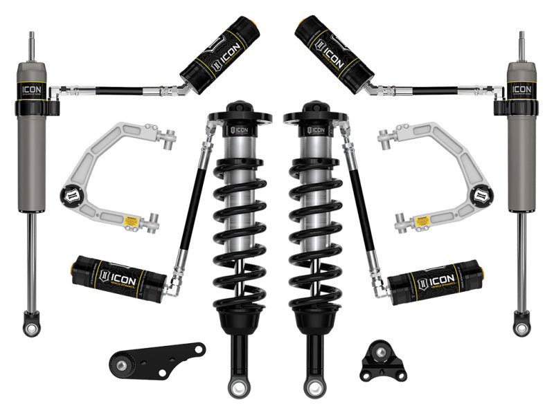 Icon 2024+ Toyota Tacoma 1.25-3in Stage 4 Suspension System w/ Billet Overland Rear Coils