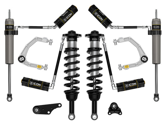 Icon 2024+ Toyota Tacoma 1.25-3in Stage 4 Suspension System w/ Billet Overland Rear Coils