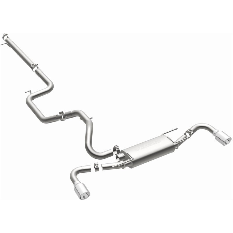 MagnaFlow 15146 10-12 Mazda 3 L4 2.5L Hatchback Split Rear Exit Stainless Cat Back Performance Exhaust - #15146