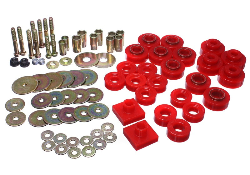 Energy Suspension for 68-72 Oldsmobile Cutlass Red Body Mount Set 3.4161R