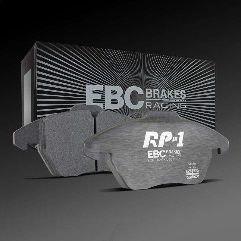EBC Racing 2021+ BMW M3/M4 / 2023+ BMW M2 (G80/G82/G87) w/Cast Iron Rotor RP-1 Race Front Brake Pads DP82454RP1