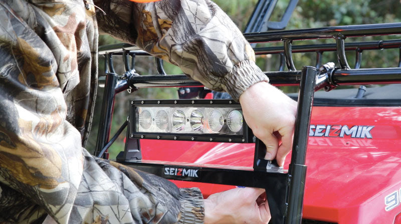 Seizmik 13+ Polaris 500-900 Ranger/XP/Crew Hood Rack - Black 58-08071