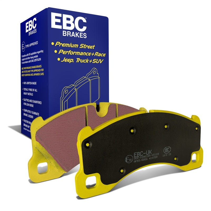 EBC 10+ Porsche Cayenne 3.0 Supercharged Hybrid Yellowstuff Front Brake Pads DP41835R