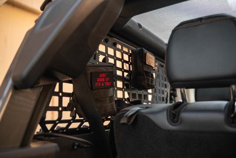 DV8 21-24 Ford Bronco 2-Door Rear Window Pocket Molle Panels - #MPBR-12